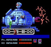 une photo d'Ã©cran de Teenage Mutant Hero Turtles sur Nintendo Nes